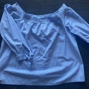 Loft off the shoulder top